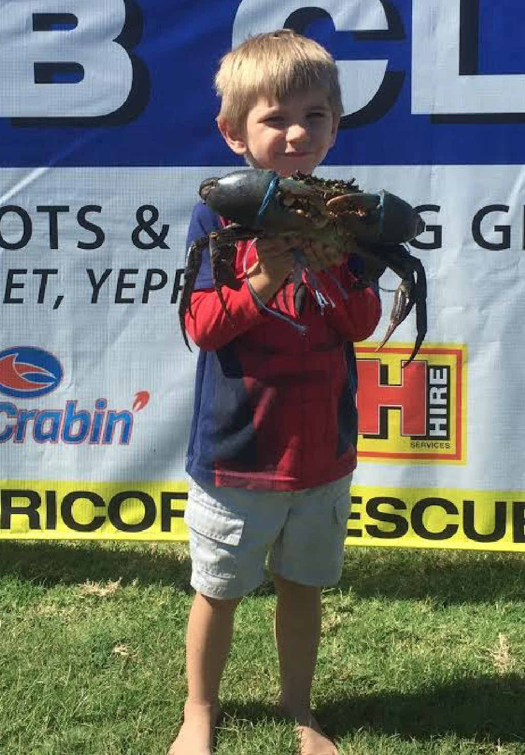 JJ practicing for the I Crab Classic scored this top crab. JJ practicing for the I Crab Classic scored this top crab.